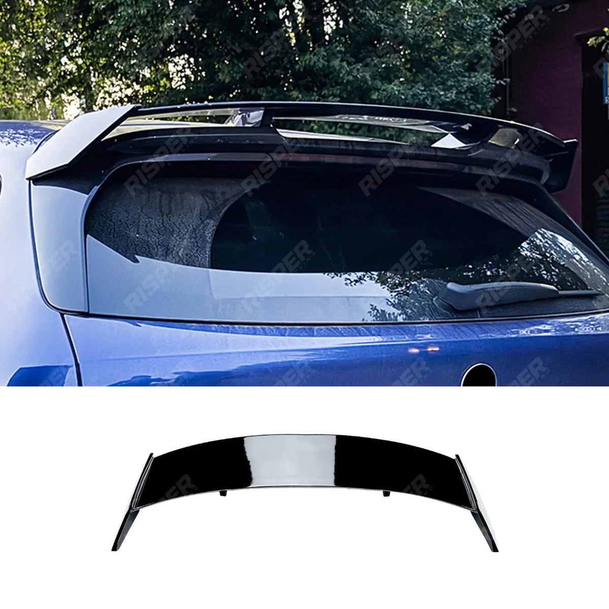 Rear Roof Spoiler in Gloss Black For BMW F70 F40 M Sport