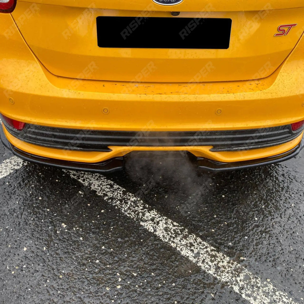 Rear Side Splitters (2PCS) For Ford Focus ST MK3 Facelift 2015-2018