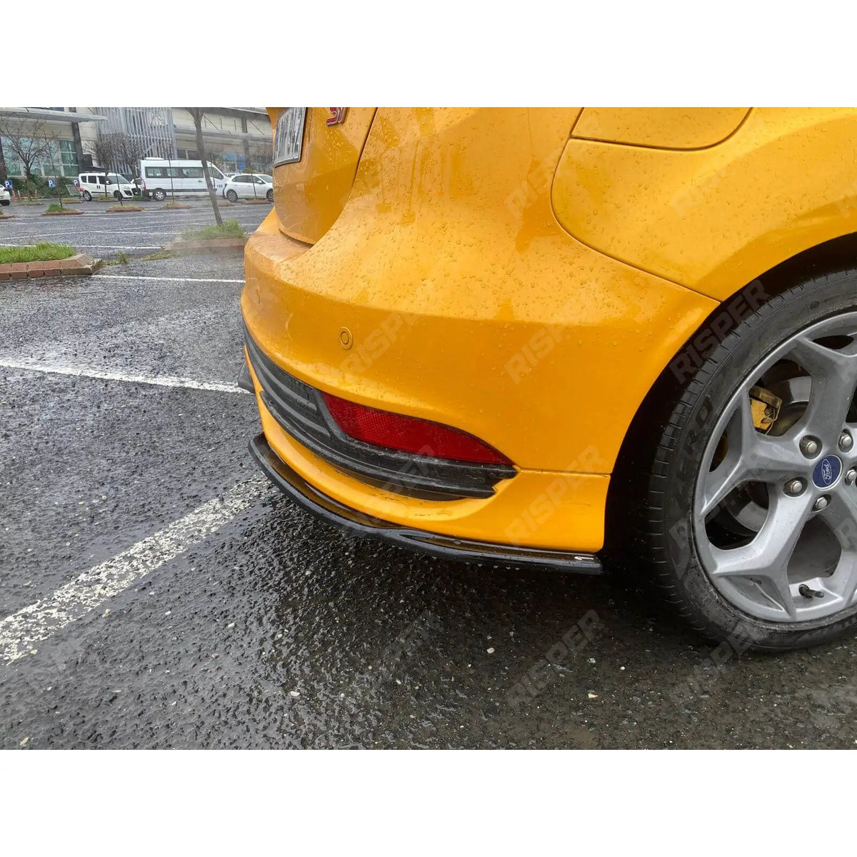 Rear Side Splitters (2PCS) For Ford Focus ST MK3 Facelift 2015-2018