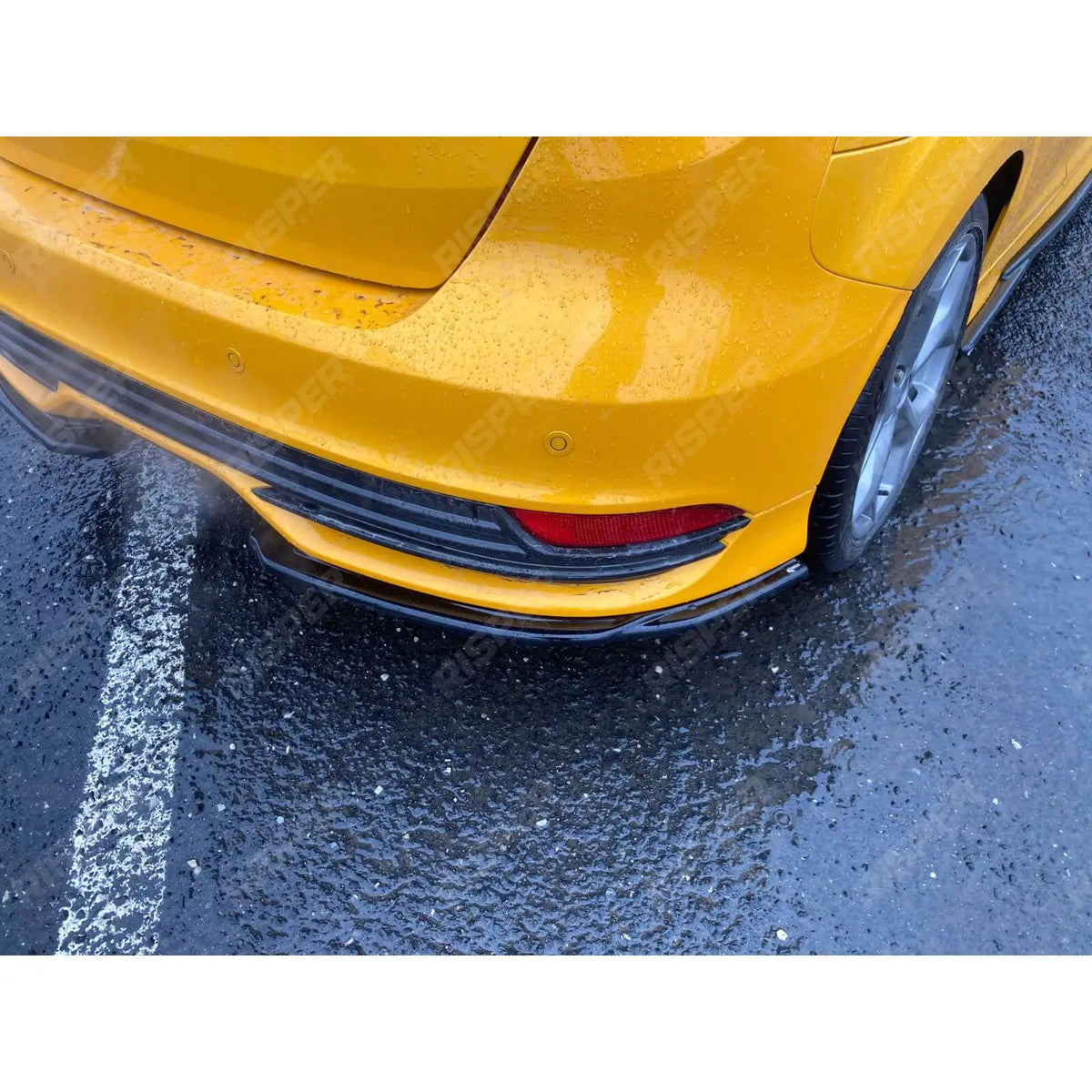 Rear Side Splitters (2PCS) For Ford Focus ST MK3 Facelift 2015-2018