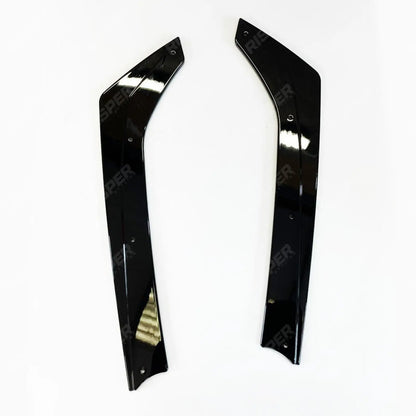 Rear Spats Extensions For M Sport Bumper In Gloss Black For BMW 3 Series G20 G28 2018+