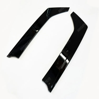 Rear Spats Extensions For M Sport Bumper In Gloss Black For BMW 3 Series G20 G28 2018+