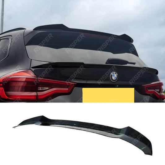 Rear Spoiler Cap in Gloss Black For BMW X3 G01 2018-2021 - M Sport
