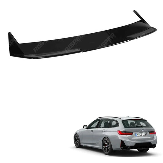 Rear Spoiler Cap V2 In Gloss Black For BMW 3 Series Touring G21 2018+