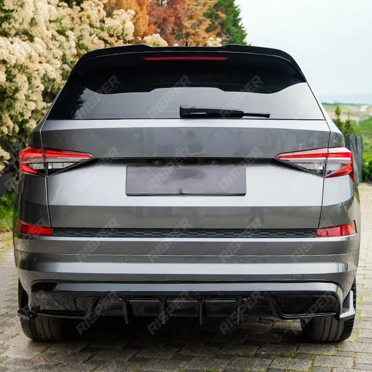 Rear Spoiler For Skoda Kodiaq Sportline Mk1 Facelift 2021-2023