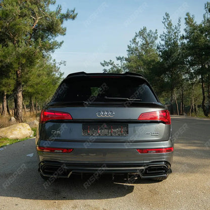 Rear Spoiler In Gloss Black For Audi Q5 S-Line Mk2 Facelift 2020-2024