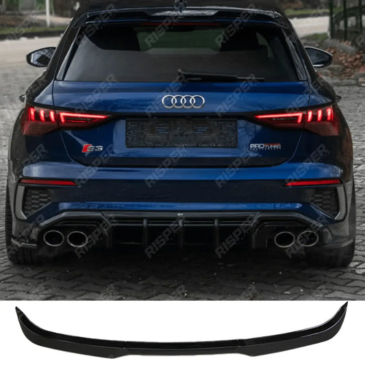 Rear Spoiler In Gloss Black For Audi S3/RS3/A3 S-Line 8Y 2020+