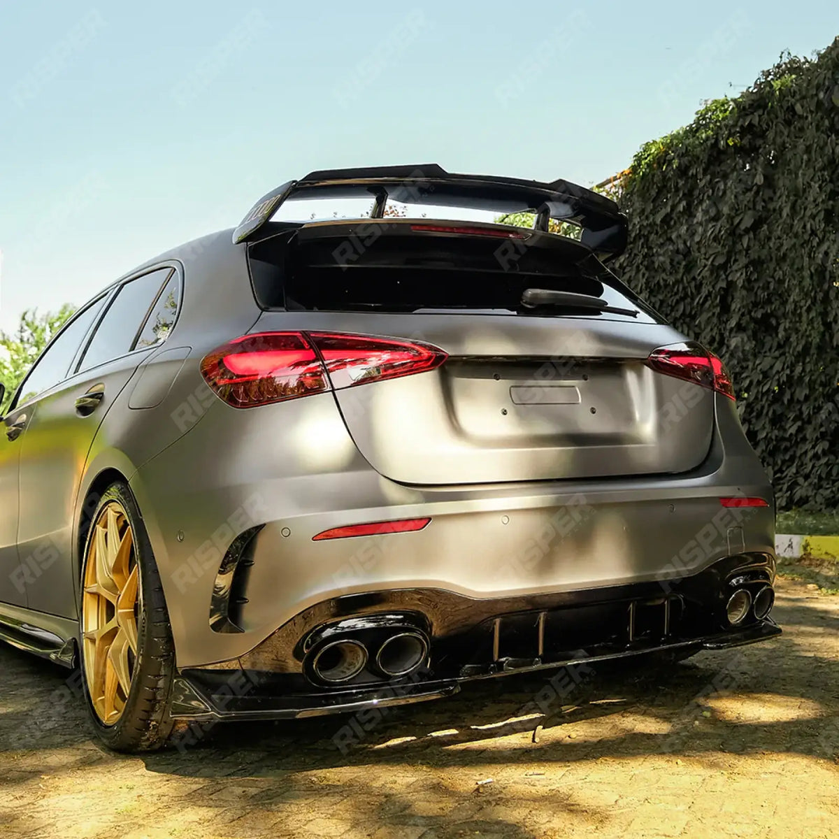 Rear Spoiler in Gloss Black For Mercedes A45 W177 2019-2023 & Facelift 2023 on