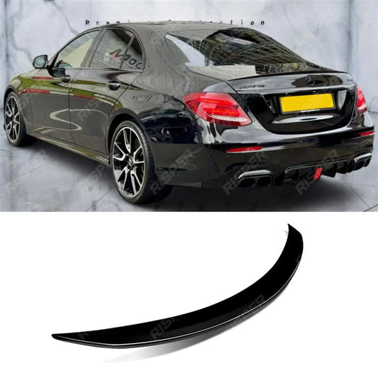 Rear Spoiler In Gloss Black For Mercedes E Class W213 2020-2024