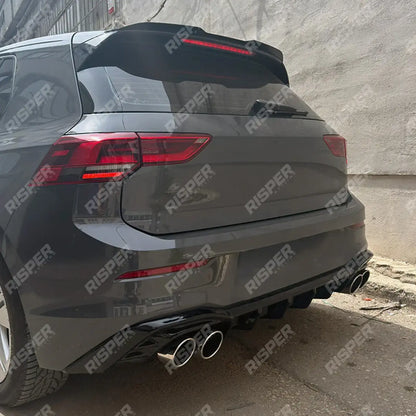 Rear Spoiler in Gloss Black For Vw Golf Mk8 Life / Match / Style 2019 on