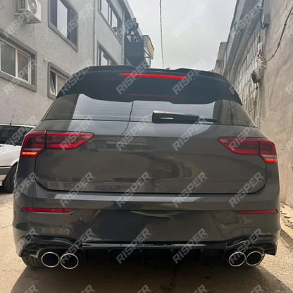 Rear Spoiler in Gloss Black For Vw Golf Mk8 Life / Match / Style 2019 on