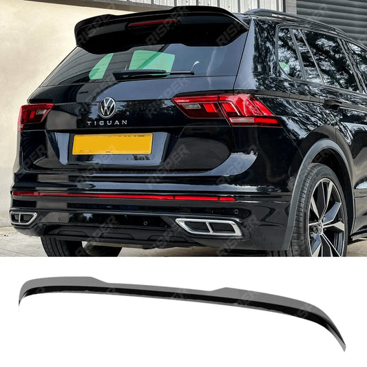 Rear Spoiler in Gloss Black For VW Tiguan R/R-Line MK2 Facelift 2020+