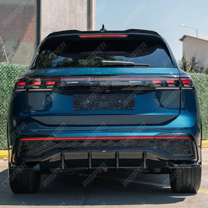 Rear Spoiler In Gloss Black For VW Tiguan R-Line MK3 2024 On