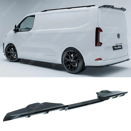 Rear Tailgate Spoiler In Gloss Black For Volkswagen Transporter T7 2023+