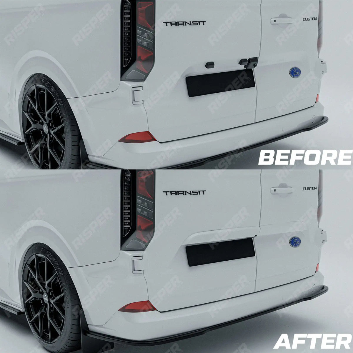 Rear Threshold Camera Cover Colour Coded For Ford Transit Custom MK2 2024+