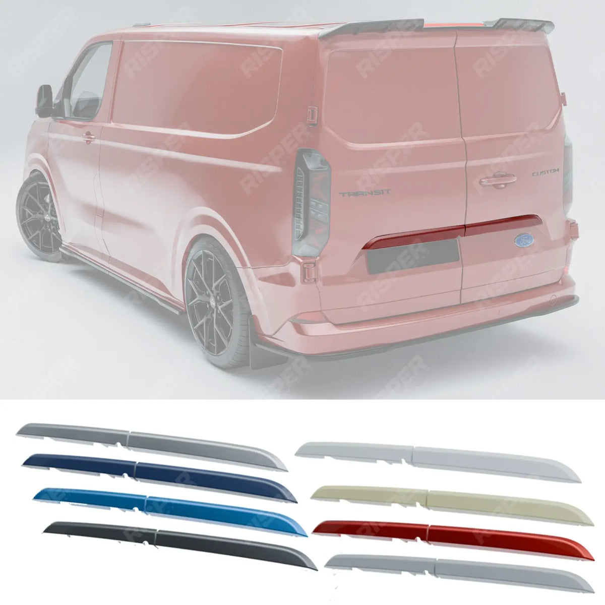 Rear Threshold Camera Cover Colour Coded For Ford Transit Custom MK2 2024+
