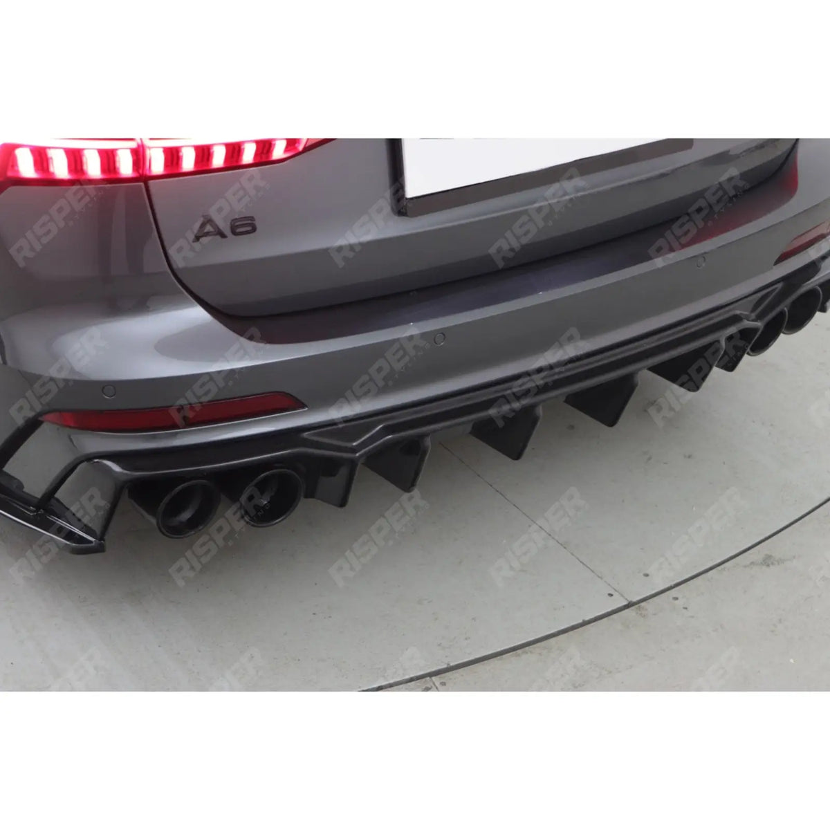 Rear Valance For Audi S6 C8 (Sedan-Avant) 2019+ / Audi A6 C8 S-Line (Sedan-Avant) 2018+