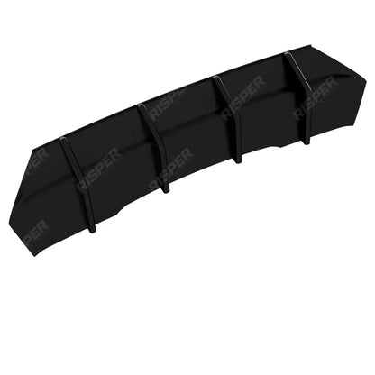REAR VALANCE IN GLOSS BLACK For AUDI A4 B9 FACELIFT 2019-2024