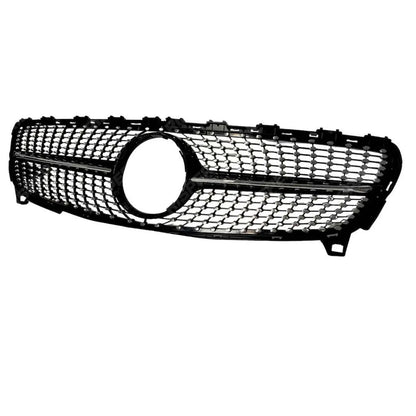 Replacement Chrome Silver Grille - Diamond AMG Look For Mercedes Benz A Class W176 2016-2018