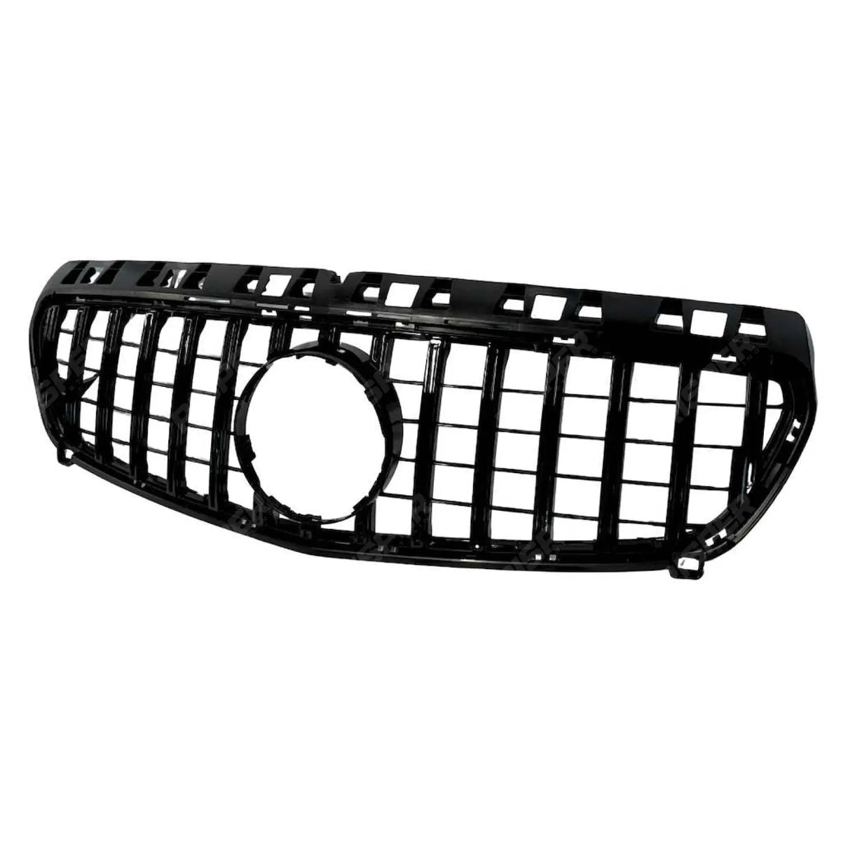 Replacement Front Grille In Gloss Black - GTR Look for Mercedes Benz A Class W176 2013-2015