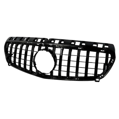 Replacement Front Grille In Gloss Black - GTR Look for Mercedes Benz A Class W176 2013-2015