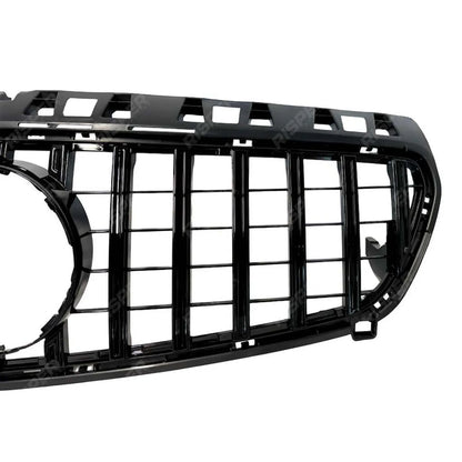 Replacement Front Grille In Gloss Black - GTR Look for Mercedes Benz A Class W176 2013-2015