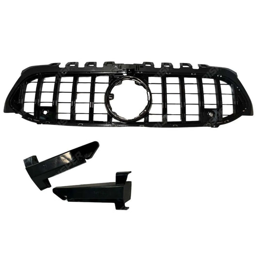 Replacement Gloss Black Grille - GT Panamericana For Mercedes Benz A Class W177 2019-2023