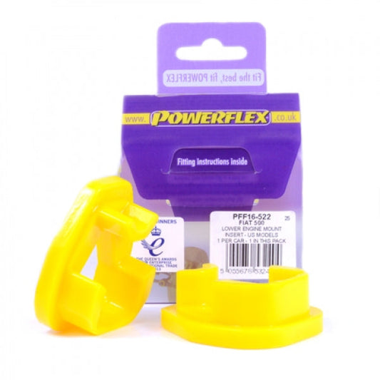 Abarth 500 USA Powerflex Lower Engine Mount Insert V2 (Fast Road) - Abarth Tuning