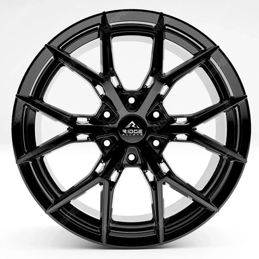 Ridge KN10 Gloss Black 6X120 20 Inch Alloy