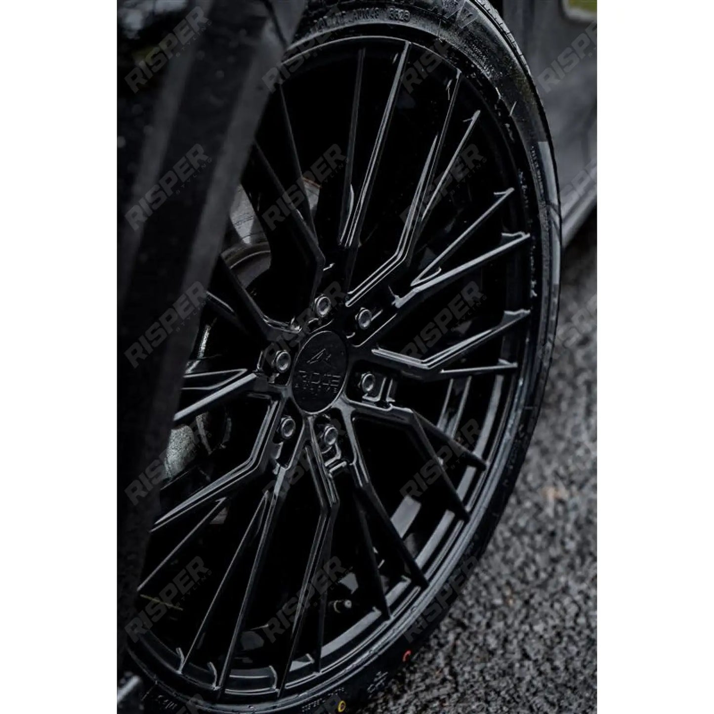 Ridge KN12 Gloss Black 6X120 20 Inch Alloys With Tyre & TPMS Package 245/40/20