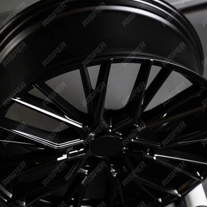 Ridge KN12 Gloss Black 6X120 20 Inch Alloys With Tyre & TPMS Package 245/40/20