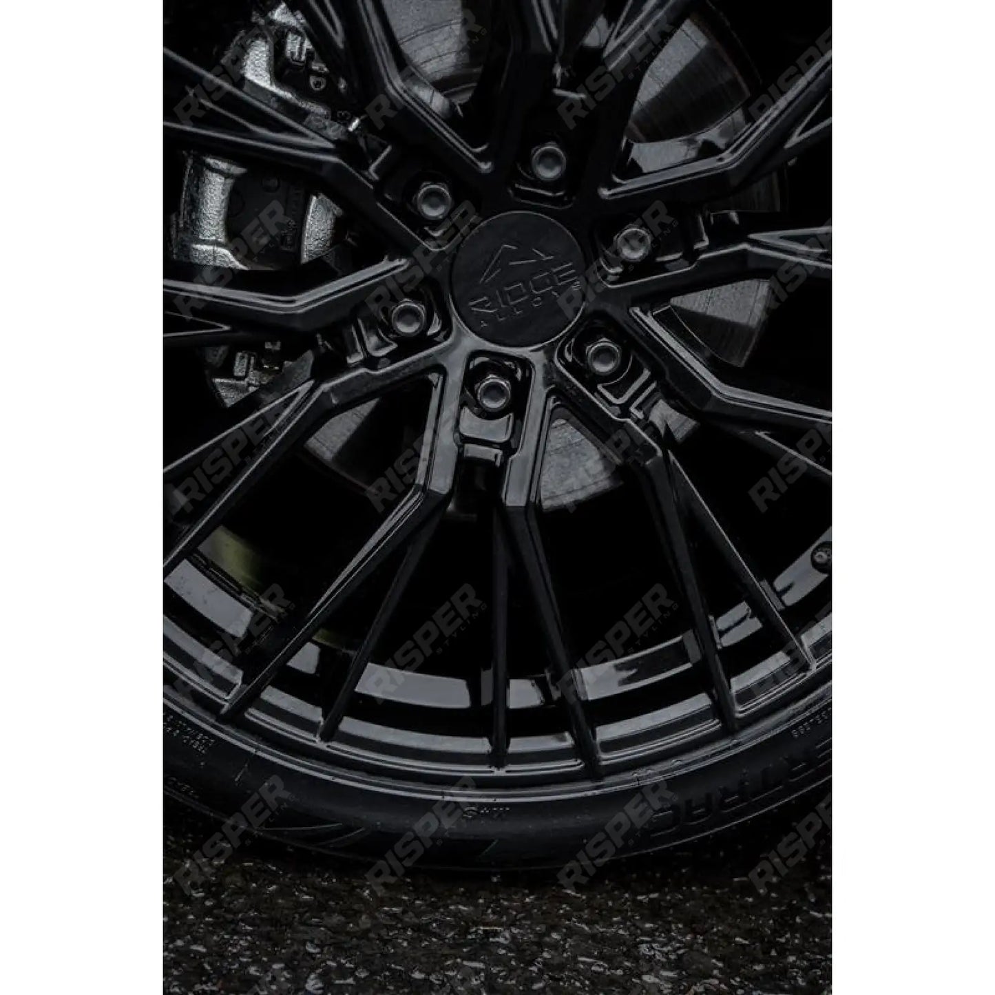Ridge KN12 Gloss Black 6X120 20 Inch Alloys With Tyre & TPMS Package 245/40/20