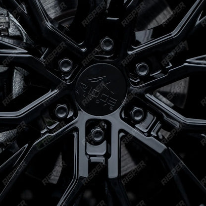 Ridge KN12 Gloss Black 6X120 20 Inch Alloys With Tyre & TPMS Package 245/40/20