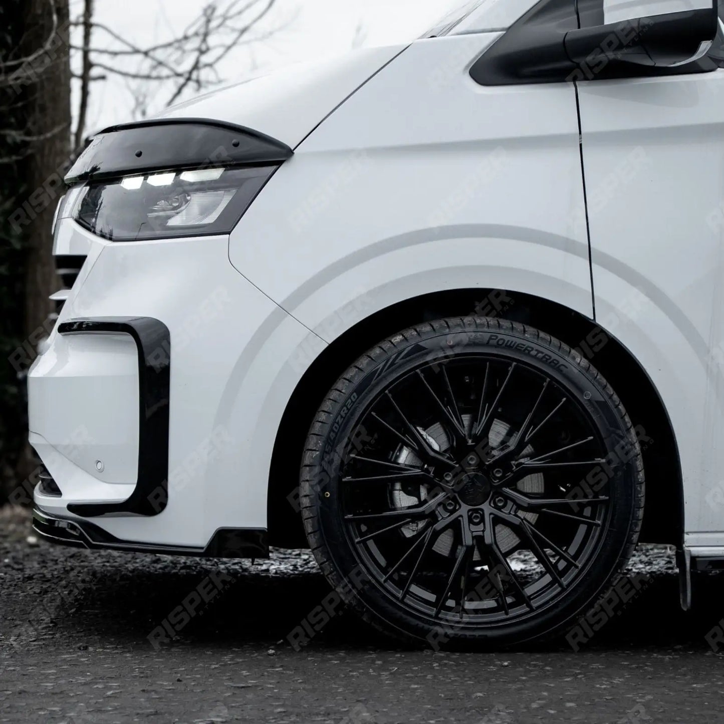 Ridge KN12 Gloss Black 6X120 20 Inch Alloys With Tyre & TPMS Package 245/40/20