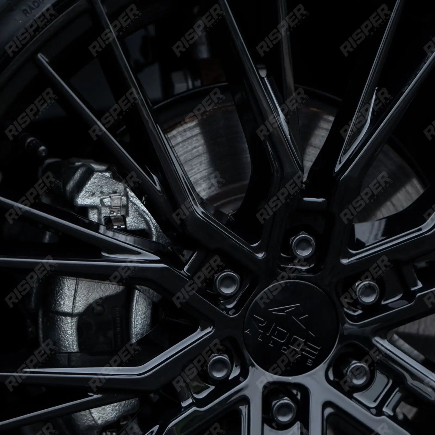 Ridge KN12 Gloss Black 6X120 20 Inch Alloys With Tyre & TPMS Package 245/40/20
