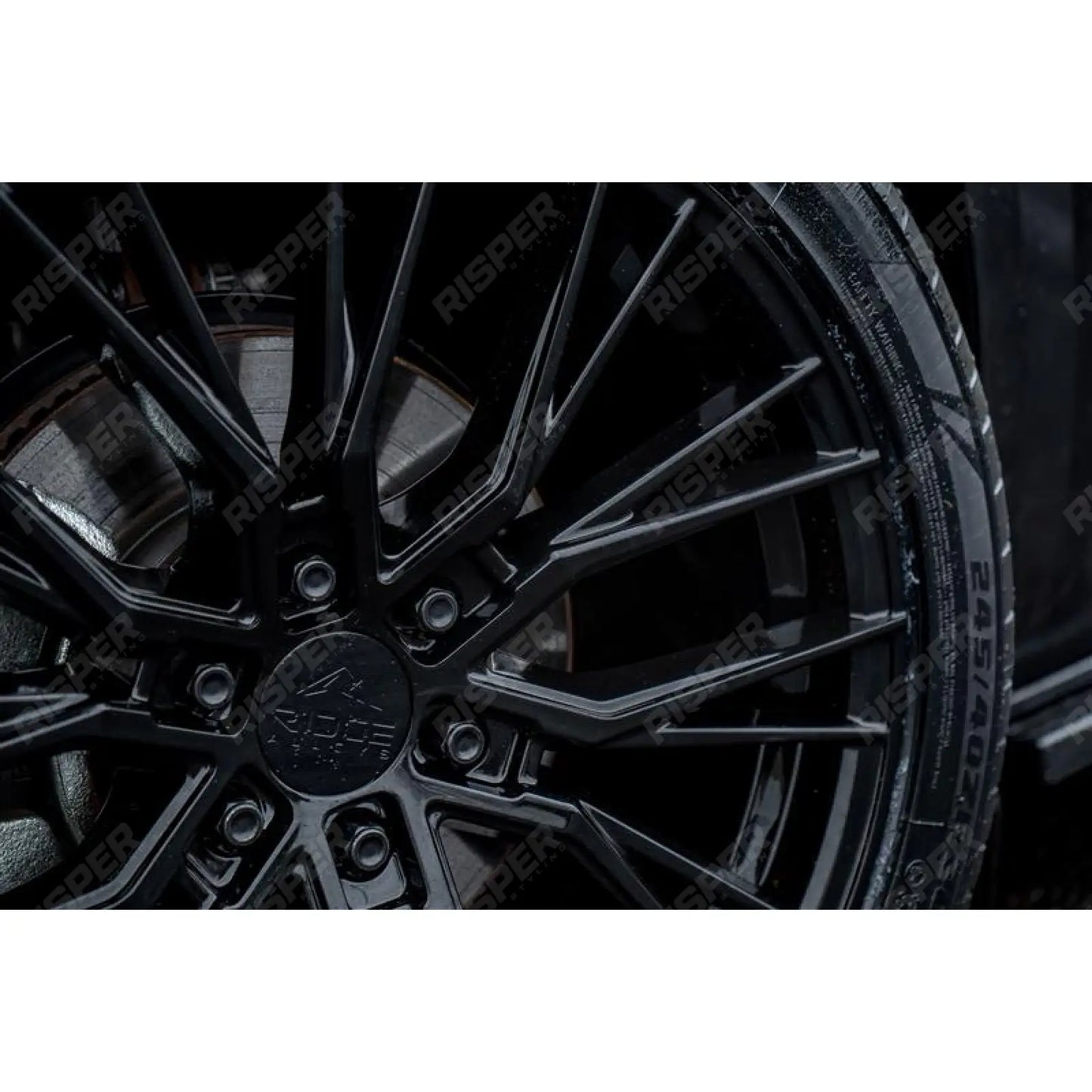 Ridge KN12 Gloss Black 6X120 20 Inch Alloys With Tyre & TPMS Package 245/40/20