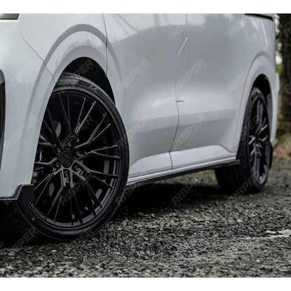 Ridge KN12 Gloss Black 6X120 20 Inch Alloys With Tyre & TPMS Package 245/40/20