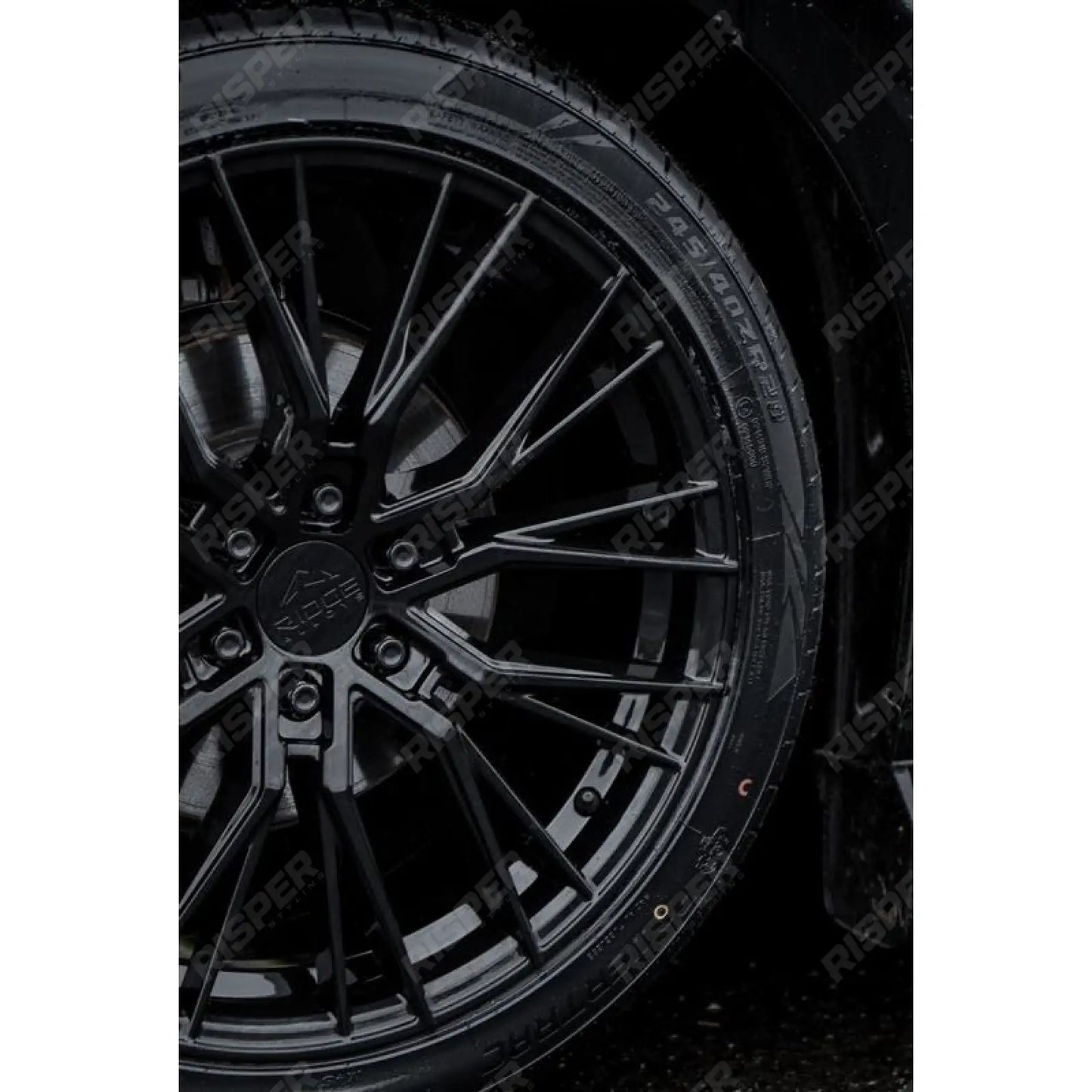 Ridge KN12 Gloss Black 6X120 20 Inch Alloys With Tyre & TPMS Package 245/40/20