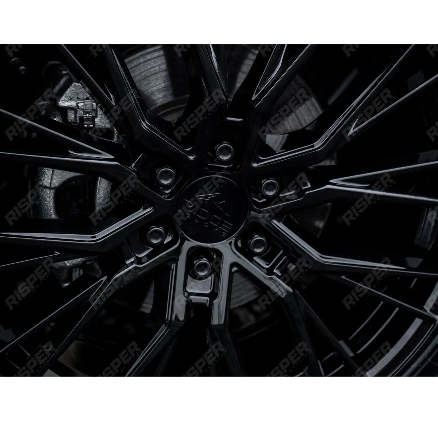 Ridge KN12 Gloss Black 6X120 20 Inch Alloys With Tyre & TPMS Package 245/40/20