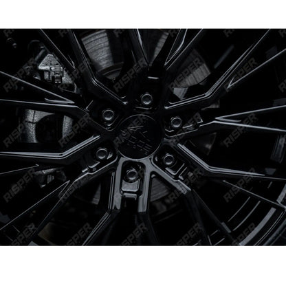 Ridge KN12 Gloss Black 6X120 20 Inch Alloys With Tyre & TPMS Package 245/40/20