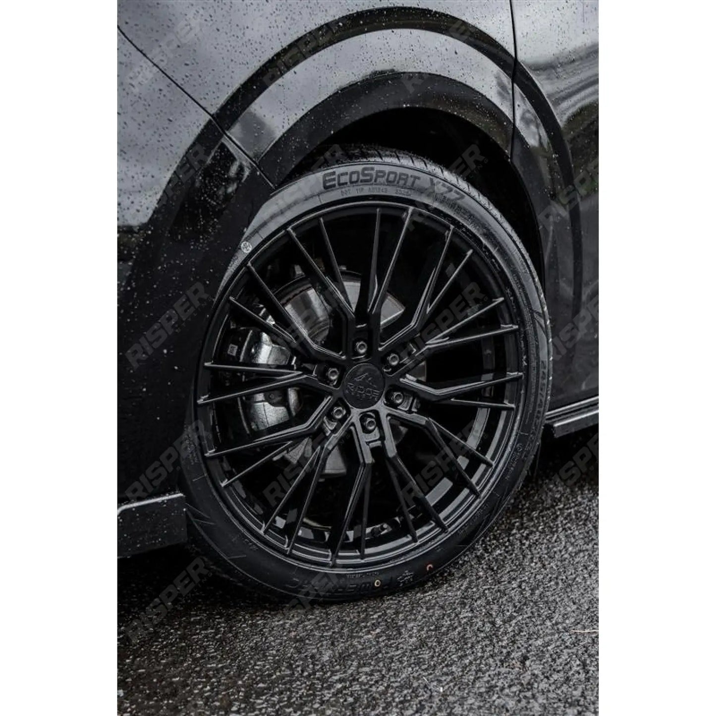 Ridge KN12 Gloss Black 6X120 20 Inch Alloys With Tyre & TPMS Package 245/40/20