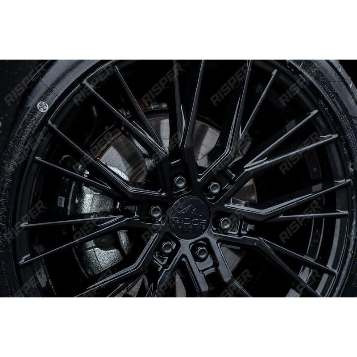 Ridge KN12 Gloss Black 6X120 20 Inch Alloys With Tyre & TPMS Package 245/40/20