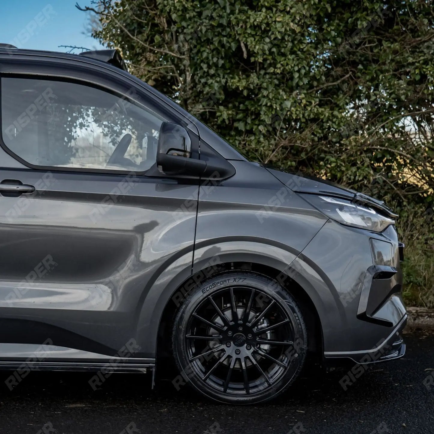 Ridge KN14 Gloss Black 6X120 20 Inch Alloys With Tyre & TPMS Package 245/40/20