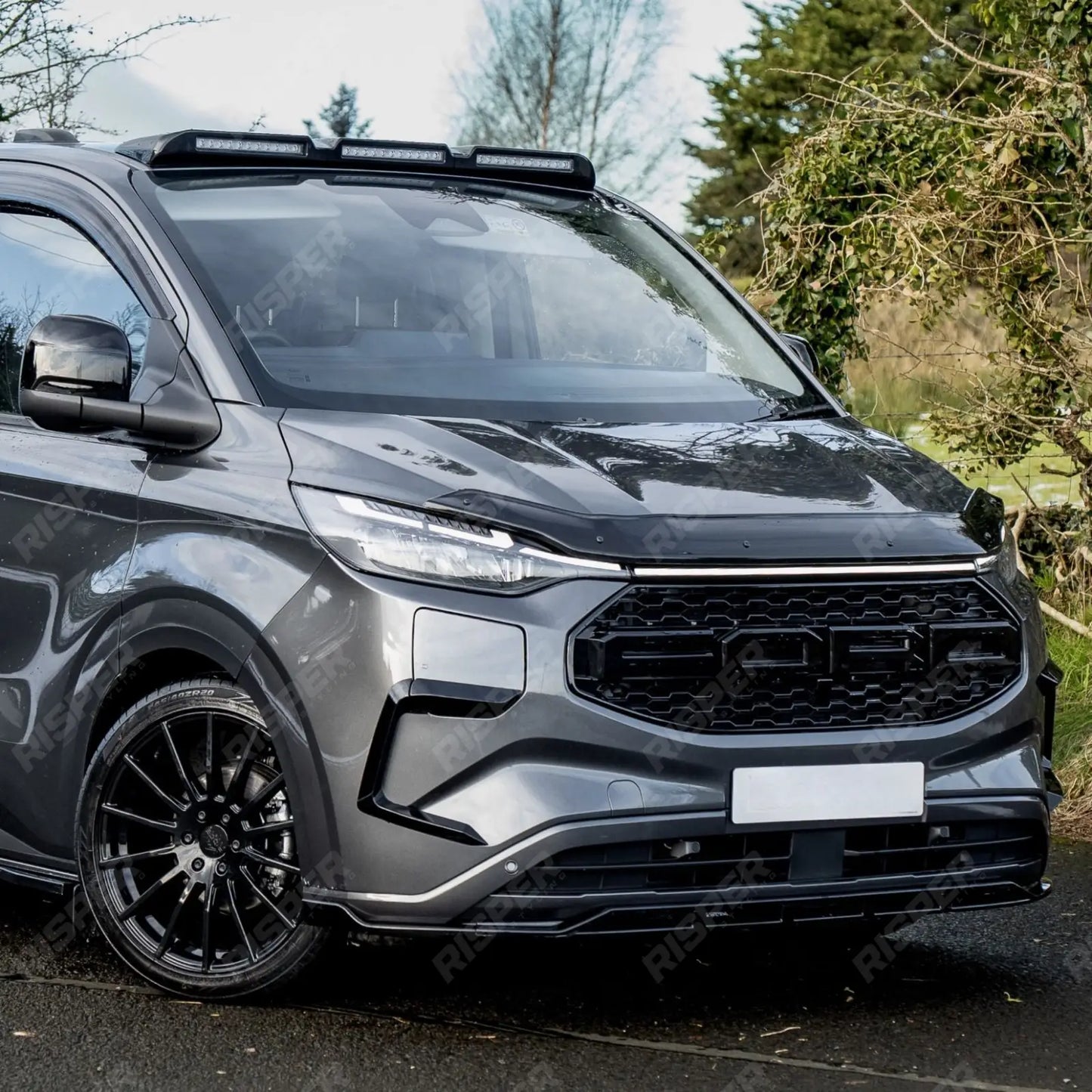Ridge KN14 Gloss Black 6X120 20 Inch Alloys With Tyre & TPMS Package 245/40/20