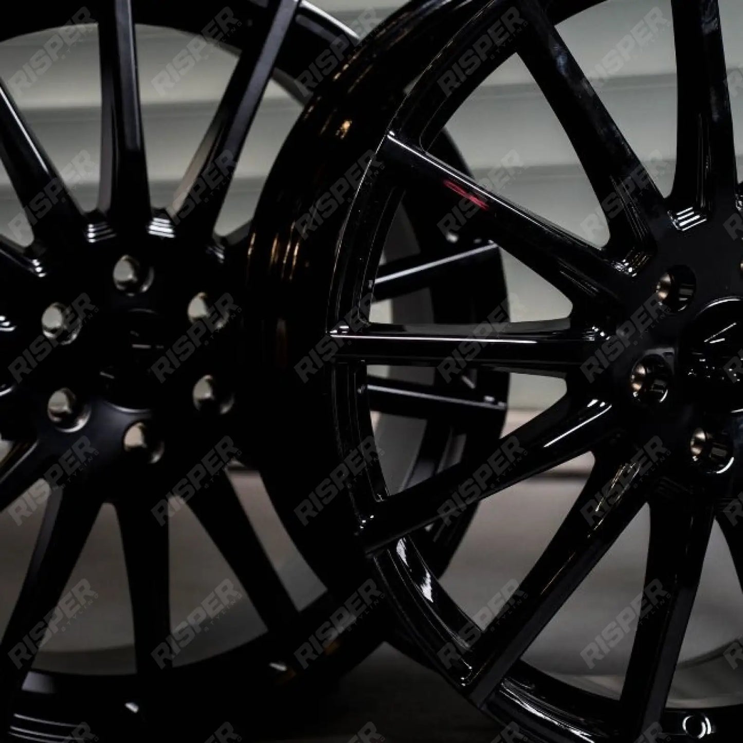 Ridge KN14 Gloss Black 6X120 20 Inch Alloys With Tyre & TPMS Package 245/40/20