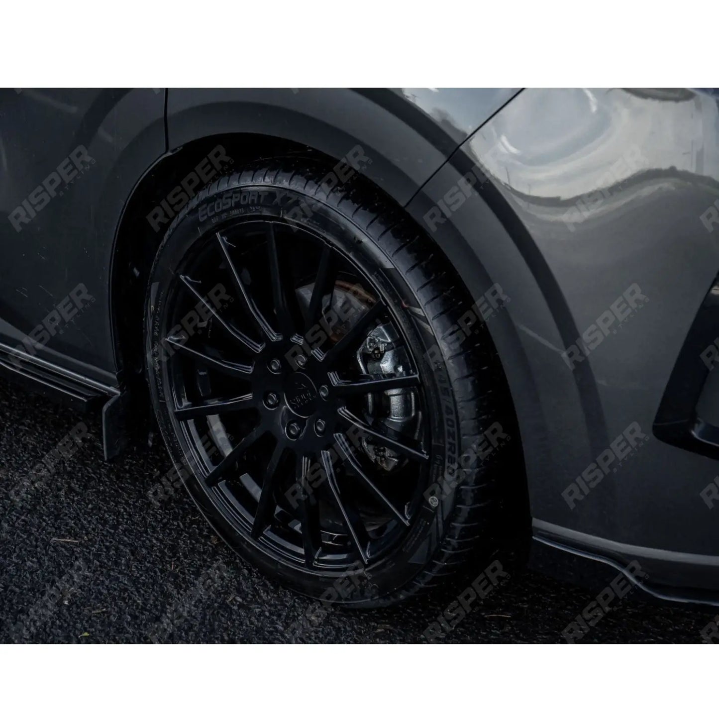 Ridge KN14 Gloss Black 6X120 20 Inch Alloys With Tyre & TPMS Package 245/40/20