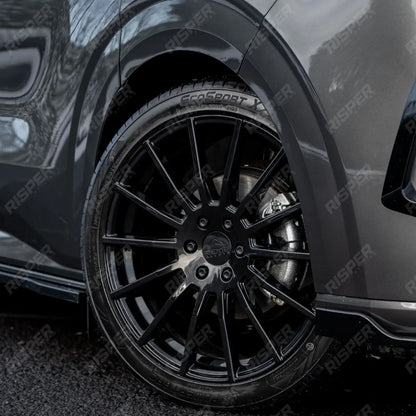 Ridge KN14 Gloss Black 6X120 20 Inch Alloys With Tyre & TPMS Package 245/40/20