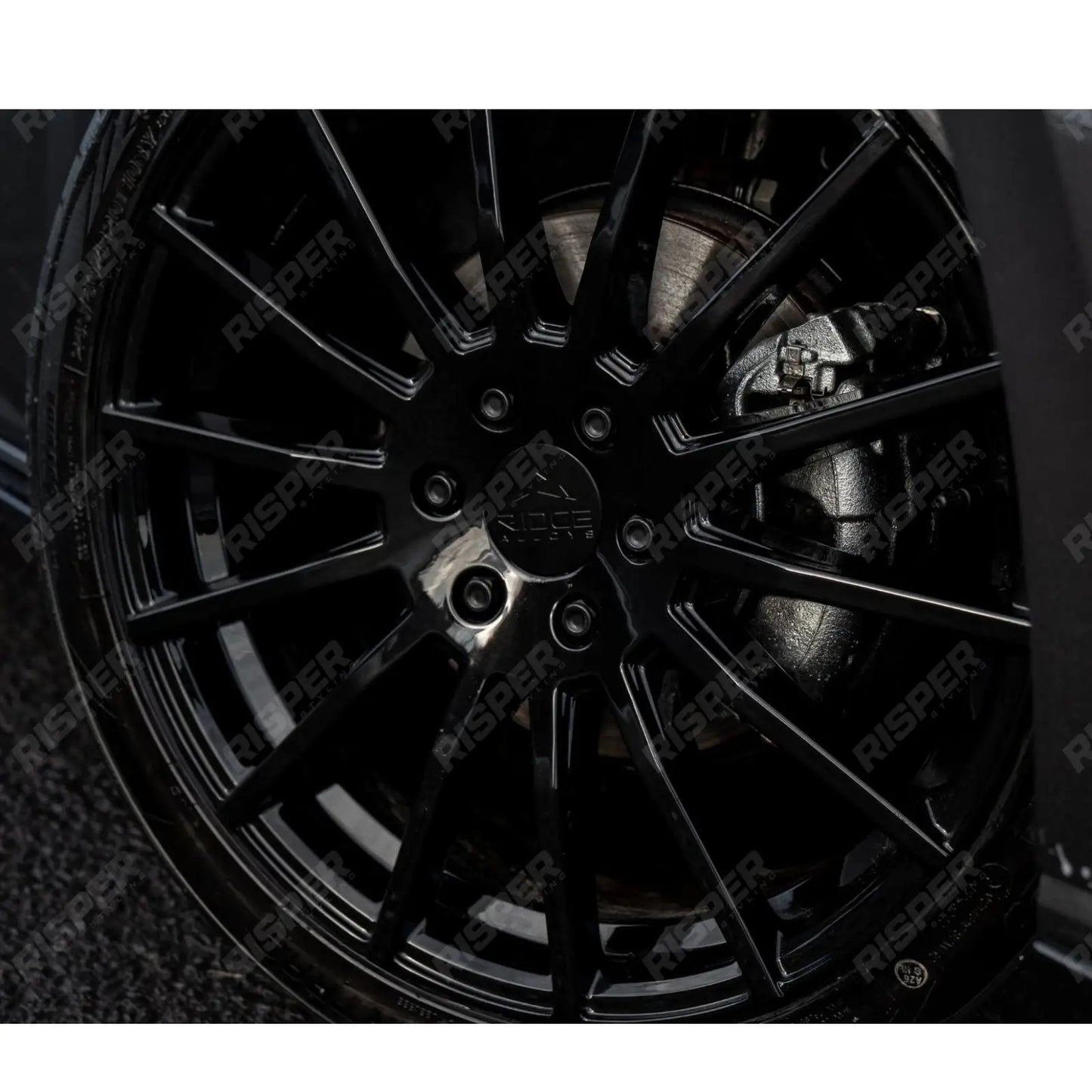 Ridge KN14 Gloss Black 6X120 20 Inch Alloys With Tyre & TPMS Package 245/40/20