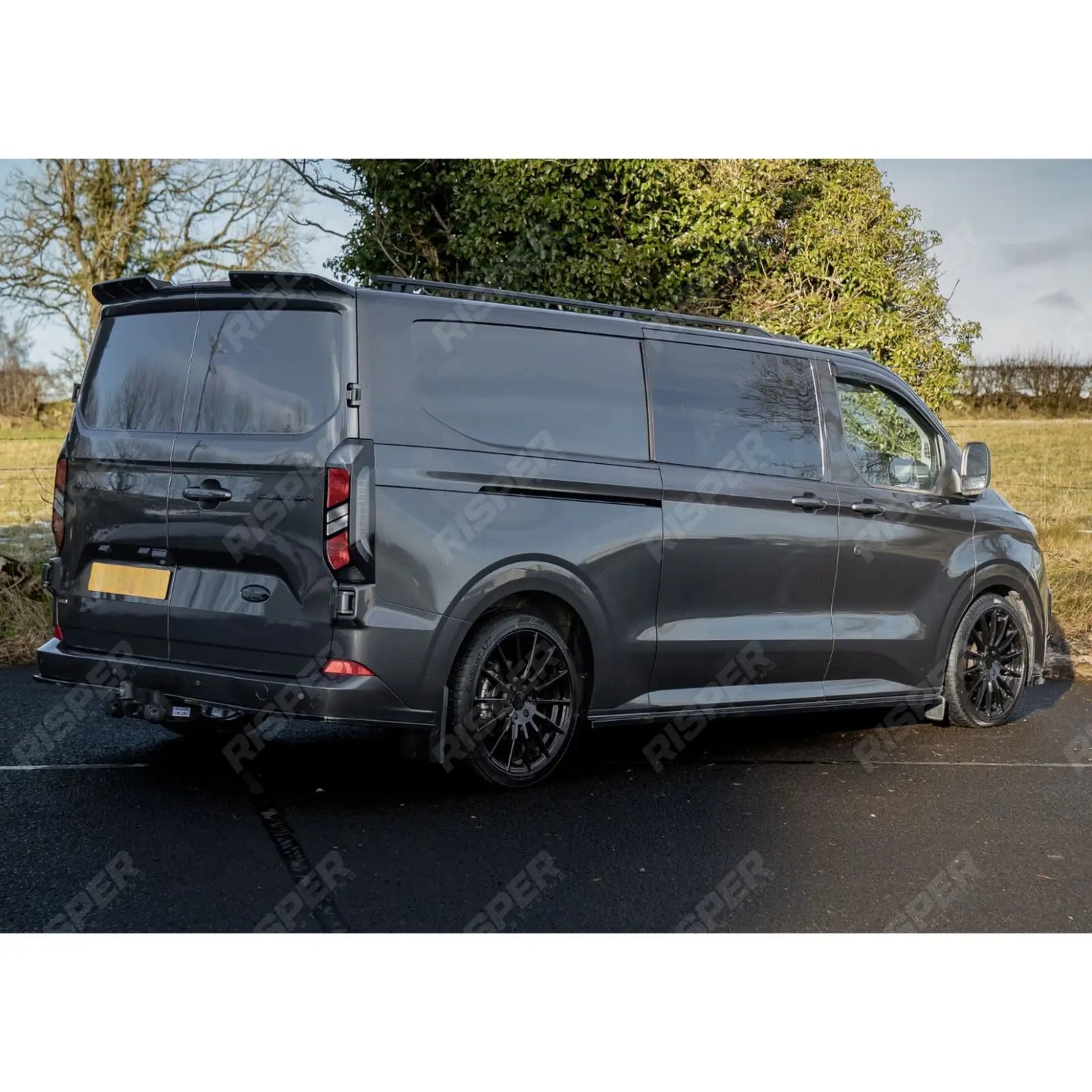Ridge KN14 Gloss Black 6X120 20 Inch Alloys With Tyre & TPMS Package 245/40/20