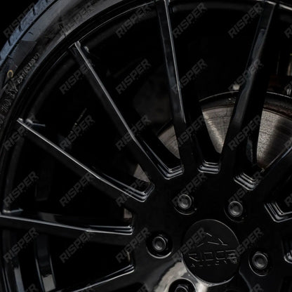 Ridge KN14 Gloss Black 6X120 20 Inch Alloys With Tyre & TPMS Package 245/40/20